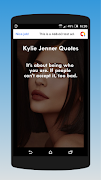 برنامه‌نما Kylie Jenner Quotes عکس از صفحه