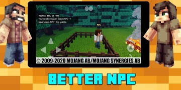 Mod Better NPC for MCPE captura de pantalla 7