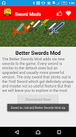 Sword Mod For MCPE* اسکرین شاٹ 3