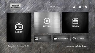 برنامه‌نما Infinity Streams عکس از صفحه