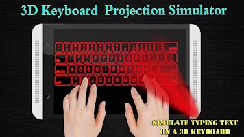 keyboard Projection simulator Affiche