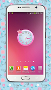 Lindo Reloj Widget captura de pantalla 1