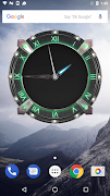 FREE Black Analog Clock screenshot 2