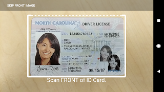 LEADTOOLS ID Scanner App Screenshot 1
