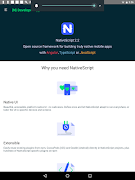 NativeScript Developer App imagem de tela 4