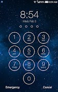 パスワードロック画面 スクリーンショット 5