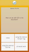 CSS Quiz ảnh chụp màn hình 5
