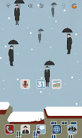 Umbrella man launcher theme ảnh chụp màn hình 2