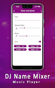 DJ Name Mixer With Music Player - Mix Name To Song screenshot 3
