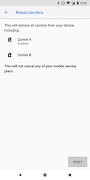 eSim setting syot layar 2
