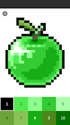 Fruit Color By Number: Pixel Art Fruit Cartaz