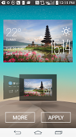 Bali Weather Widget/Clock poster