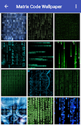 Matrix Code Wallpaper اسکرین شاٹ 1