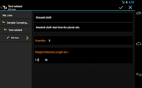 Checklist capture d'écran 5