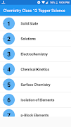 برنامه‌نما Chemistry Class 12 Notes Topper Science عکس از صفحه