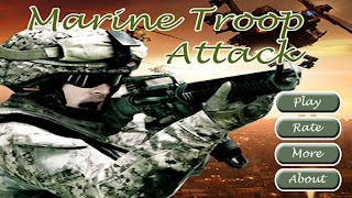 Marinetruppe Angriff Plakat
