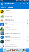برنامه‌نما APK Extractor عکس از صفحه