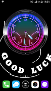 Neon Lights Clock Widget 截圖 4