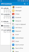 GPS Coordinates স্ক্রিনশট 1