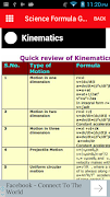 Science Formulas For Physics Chemistry and Biology 截图 3