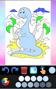 dinosaur coloring book screenshot 1