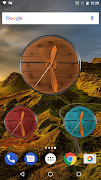 3D Wood Clock Widget for Android imagem de tela 4