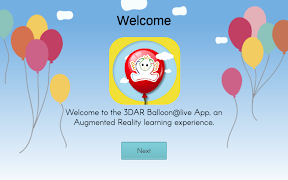 3DAR Balloon@live Plakat