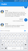 Chatbot Demo اسکرین شاٹ 1