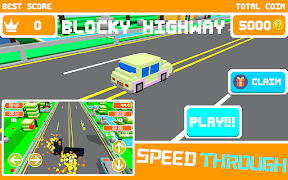 Blocky Highway captura de pantalla 6