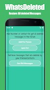 WhatsDeleted: View Deleted Whats Messages постер