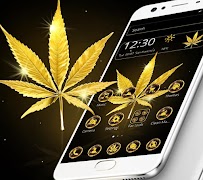 Golden Leaf Theme ภาพหน้าจอ 2