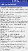 Tally 9 Shortcuts syot layar 1