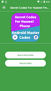 Secret Codes for Huawei Free A poster
