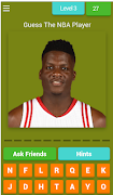 برنامه‌نما Guess the NBA Star - Basketball Quiz عکس از صفحه