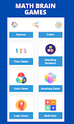 Math Brain Games  - Logic Master syot layar 1