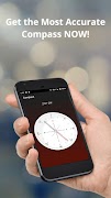 Compass - Digital Compass الملصق