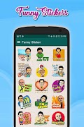2 Schermata Funny Stickers(WAStickersApp)