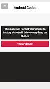 Secret Codes For Android ảnh chụp màn hình 4