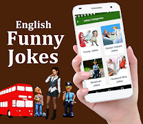 English Funny Jokes 2018 ポスター