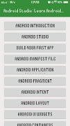 Learn App Development With Android studio پوسٹر