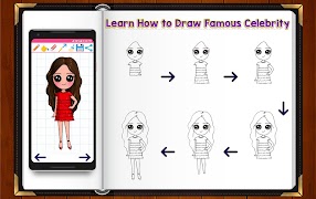 Learn How to Draw Chibi Famous Celebrities スクリーンショット 6