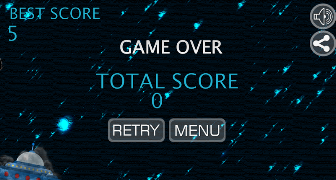 Flying Spaceship Game ภาพหน้าจอ 2