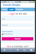 Canada Dating تصوير الشاشة 1