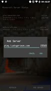 برنامه‌نما Server Status for Minecraft عکس از صفحه