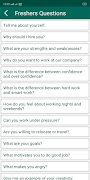 Job HR Interview Questions and Answers capture d'écran 1