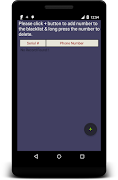 4 Schermata Call Blacklist - Call Blocker