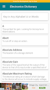 Electronics Dictionary screenshot 2