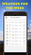 برنامه‌نما Weather Forecast Pro عکس از صفحه