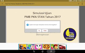 Soal Prediksi USM PKN STAN 2020 Sistem CAT ภาพหน้าจอ 4