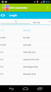 برنامهنما Unit Converter For Android عکس از صفحه